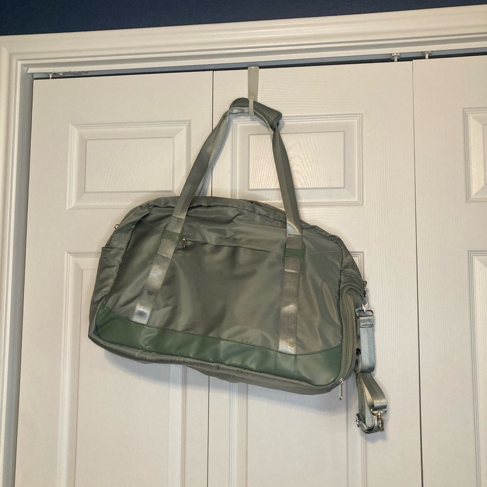 Green Duffle Weekender Bag